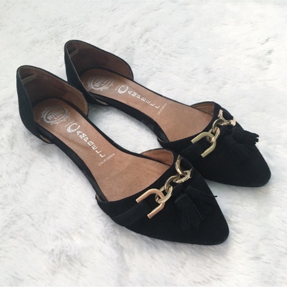 Black Jeffrey Campbell Ibiza Last Seriously Flats